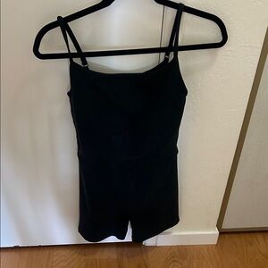 Beyond Yoga Black Strappy Bodysuit